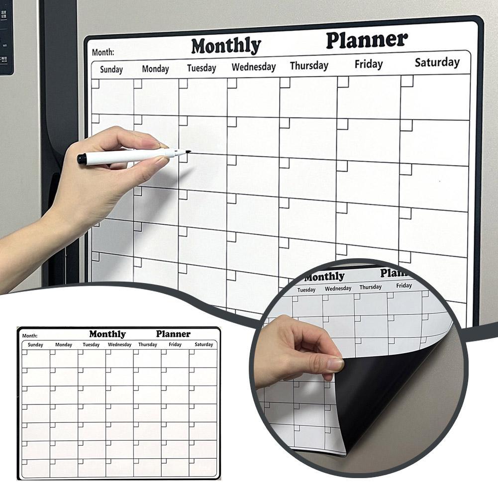 Dry Erase Weekly - Стильный магнитный сухой стираемый календарь, доска,