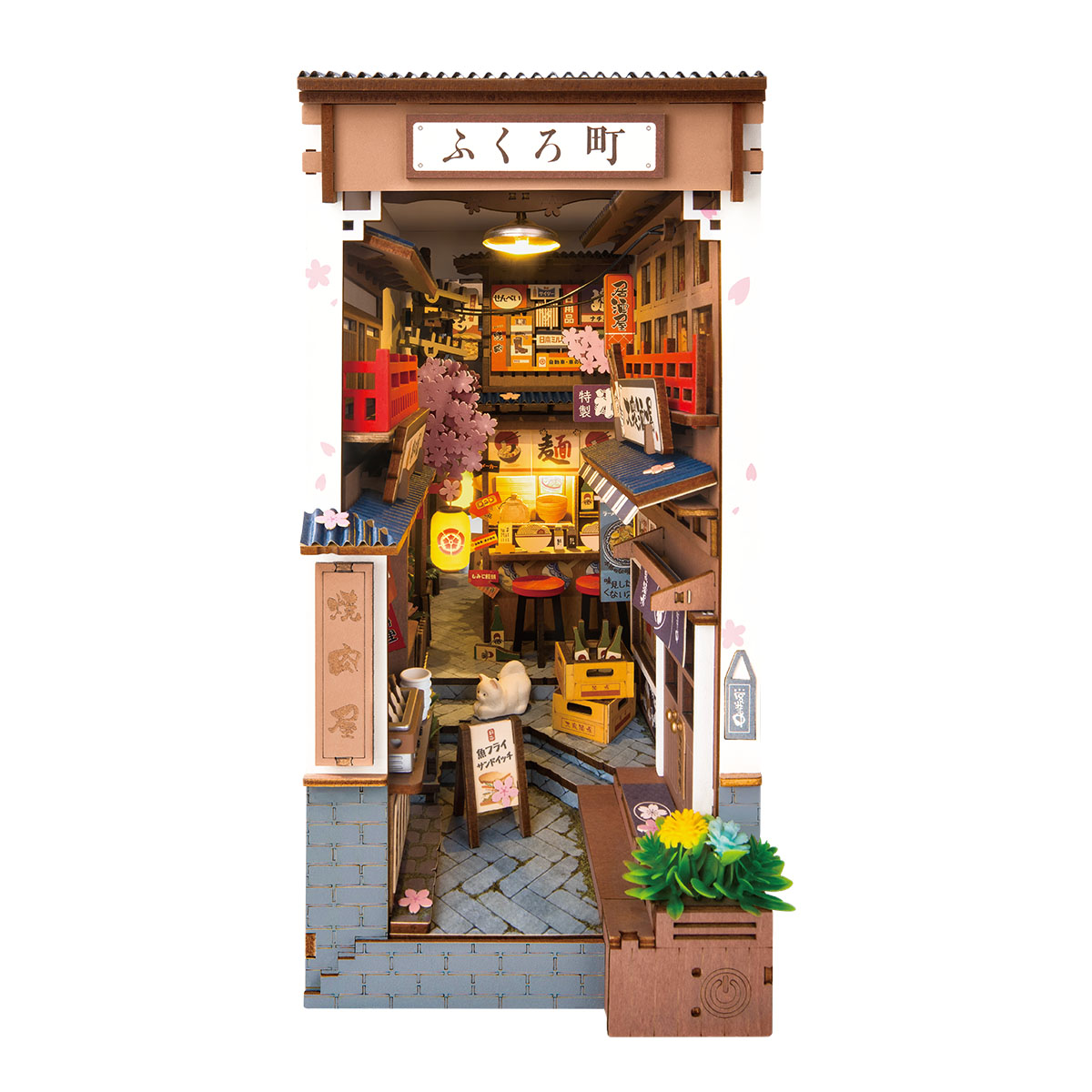 Office Furniture Brand - Robotime Rolife Sakura Wine Alley в