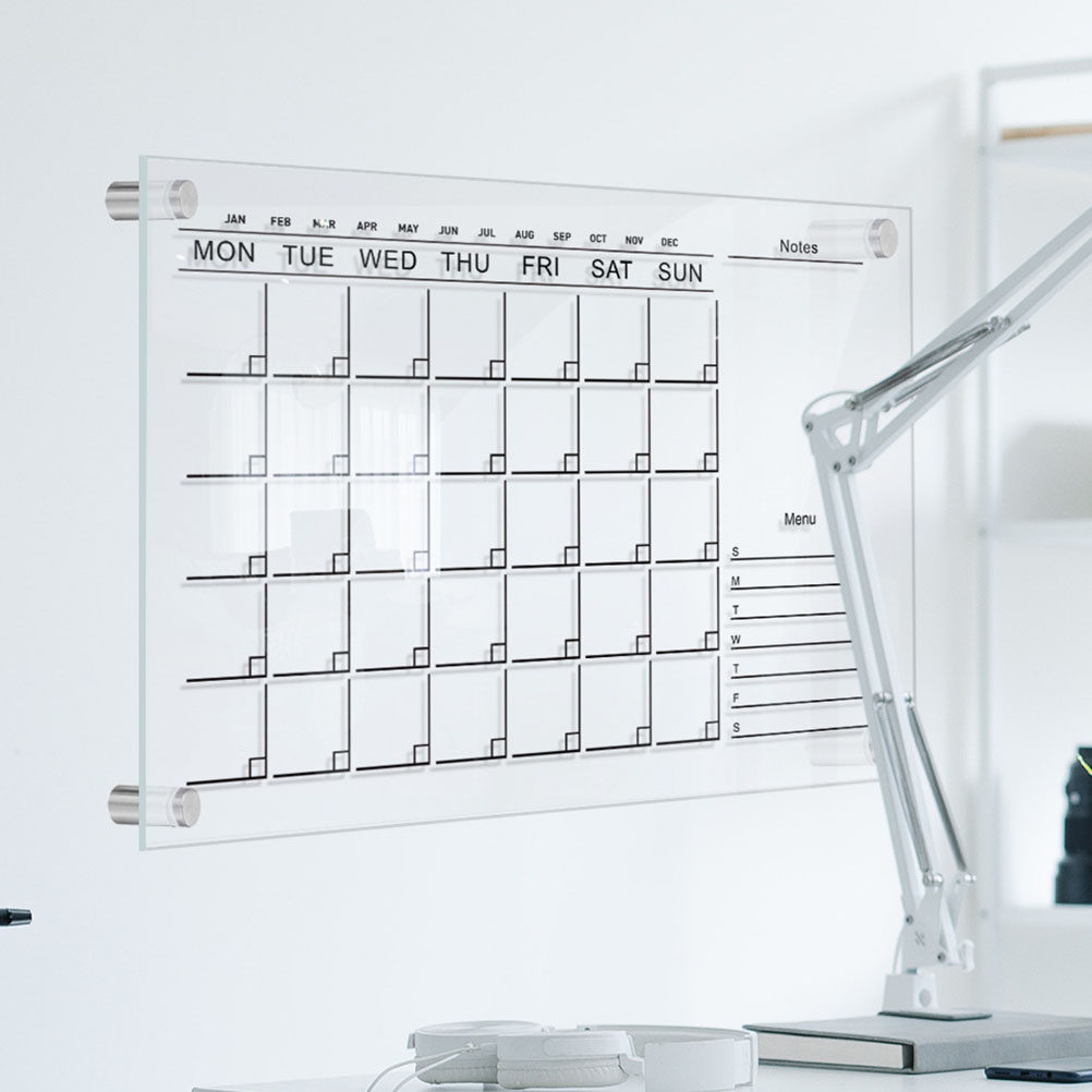 Dry Erase Weekly - 2 комплекта прозрачных акриловых досок для