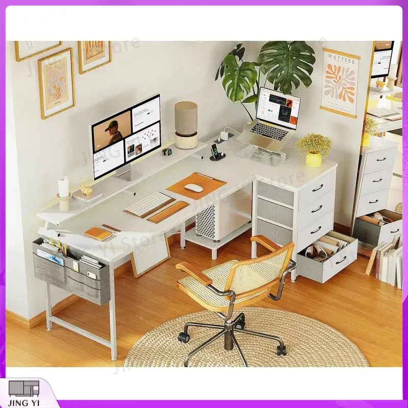 Угловой компьютерный стол L-об – обзор и цена Office Furniture Outlet