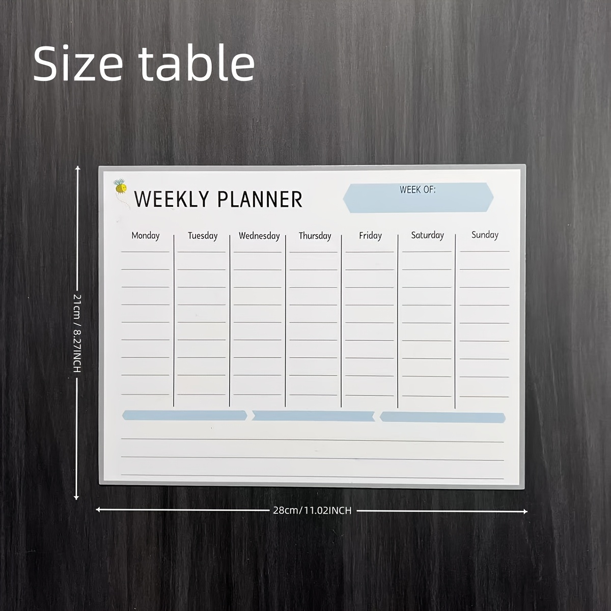 магнитная доска-планер на неде – обзор и цена Dry Erase Weekly