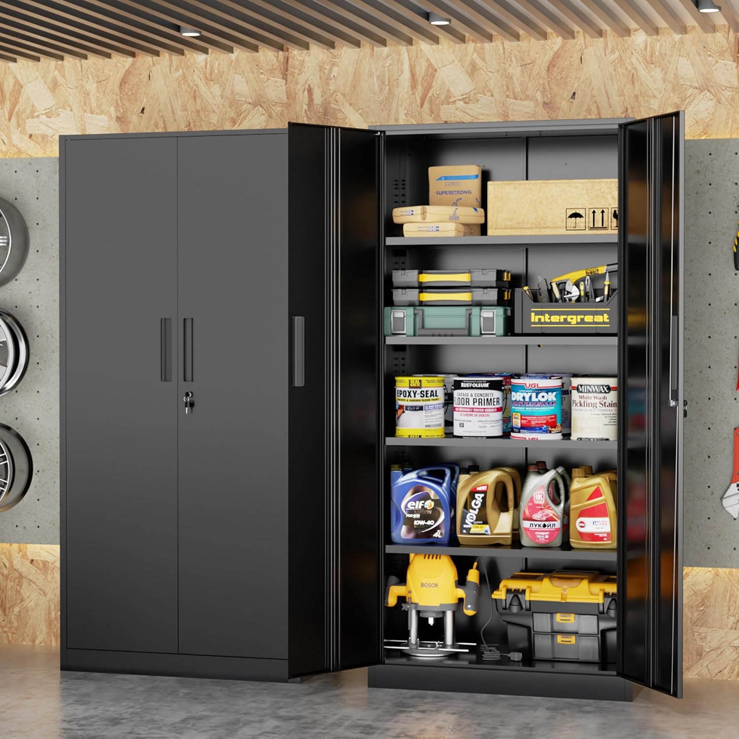 Высокий металлический шкаф-орг – обзор и цена Office Furniture Cabinets