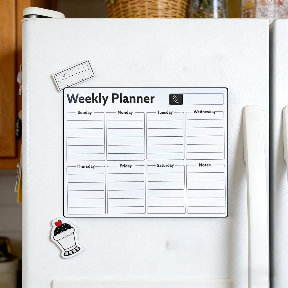 Магнитная доска для записей на – обзор и цена Dry Erase Weekly