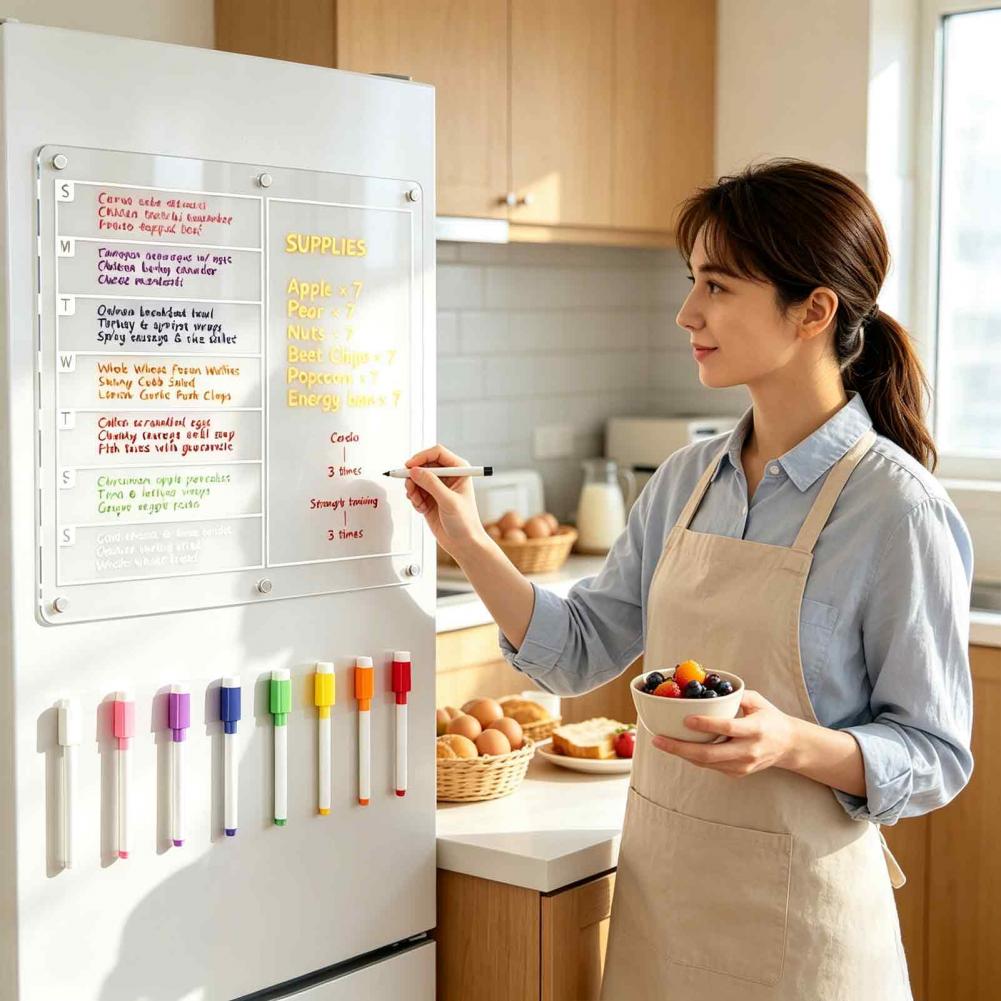 Акриловый настенный календарь  – обзор и цена Dry Erase Weekly