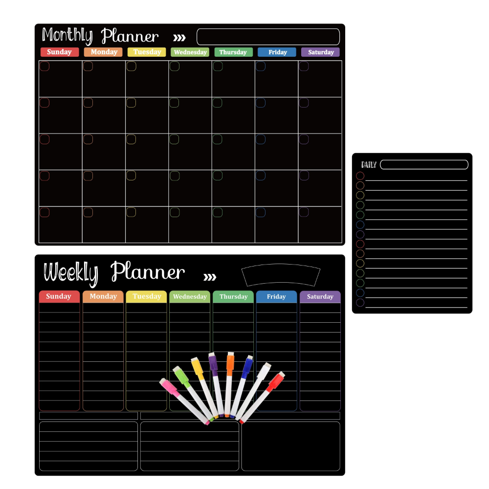Магнитные доски-календари для  – обзор и цена Dry Erase Weekly