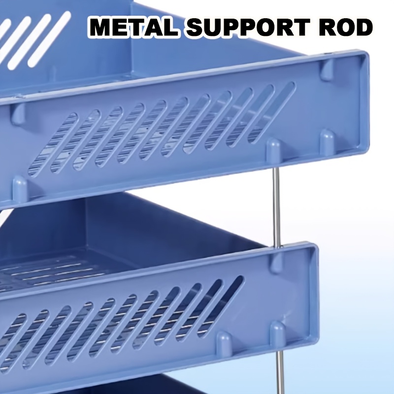 Трехъярусный расширяемый насто – обзор и цена Desktop Filing Tray
