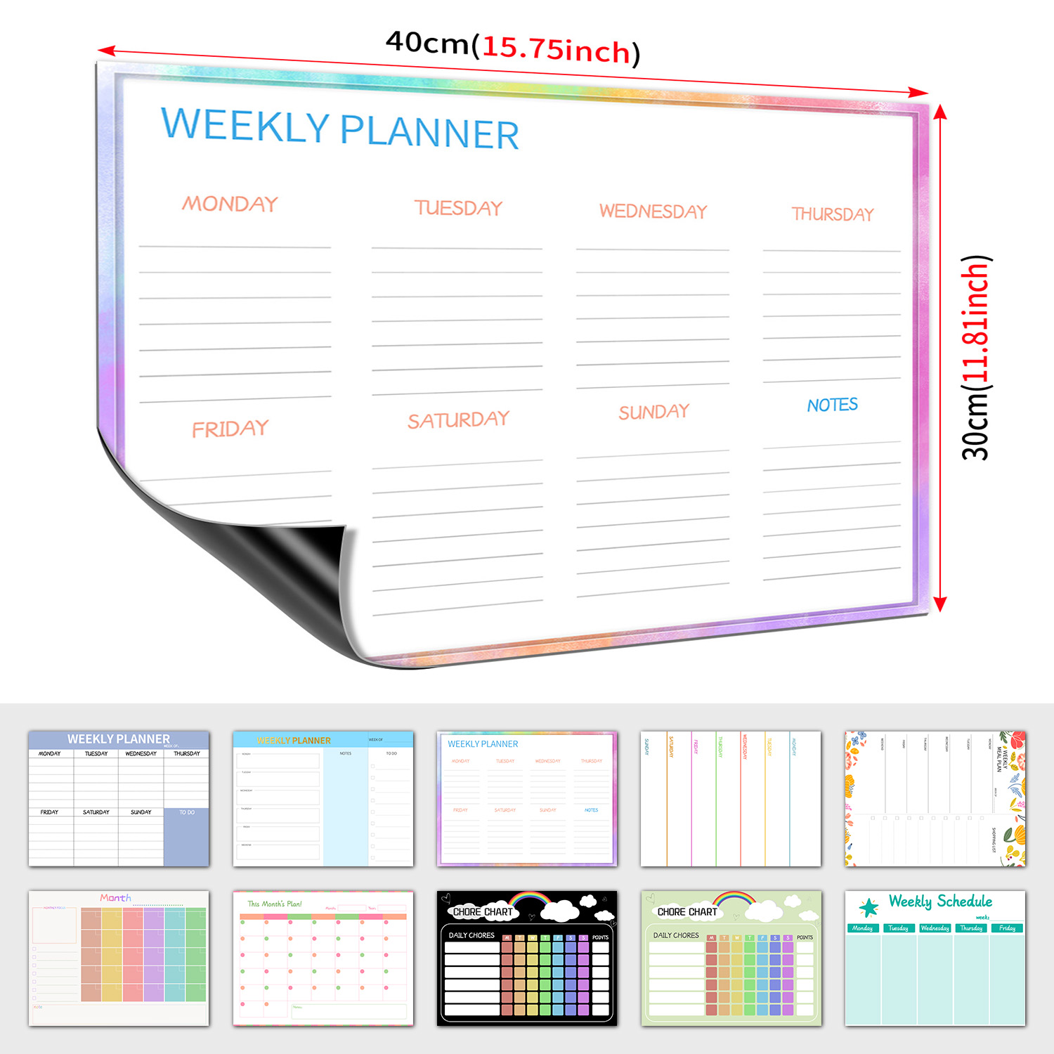 Магнитный еженедельный планиро – обзор и цена Dry Erase Weekly